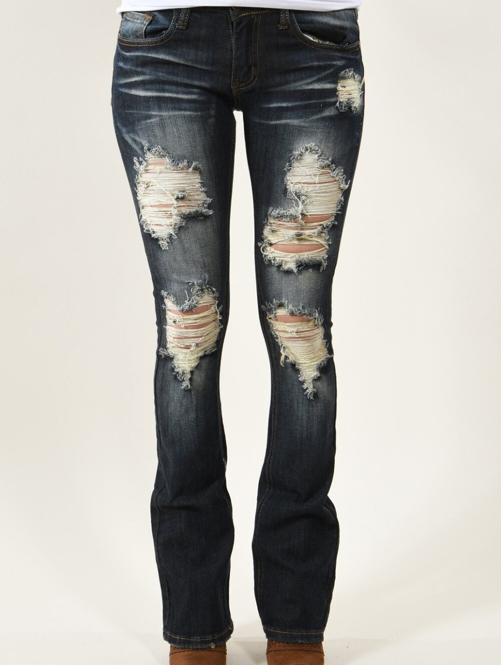 NWT Machine Jeans Distressed Skinny Jeans 2012 Deadstock Y2K